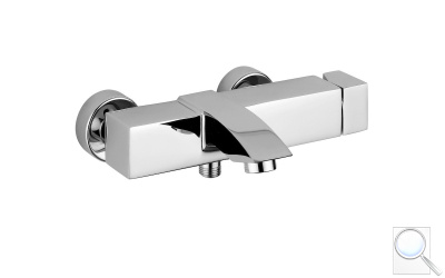 Vanová baterie Paffoni Level bez sprchového setu 150 mm chrom LEC022. 