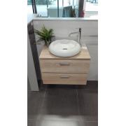 Koupelnová skříňka pod umyvadlo Naturel Vario Dekor 69x45 cm dub bardolino VARIODESK75ZDBDB. obr. 6 