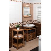 Regál Naturel Home 36x79x36 cm ořech mat HOMEREG3.  (2)