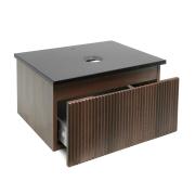 Koupelnová skříňka s deskou z umělého kamene SAT Evolution 58x30x44,8 cm ořech mat SATEVO60NATK. obr. 3 