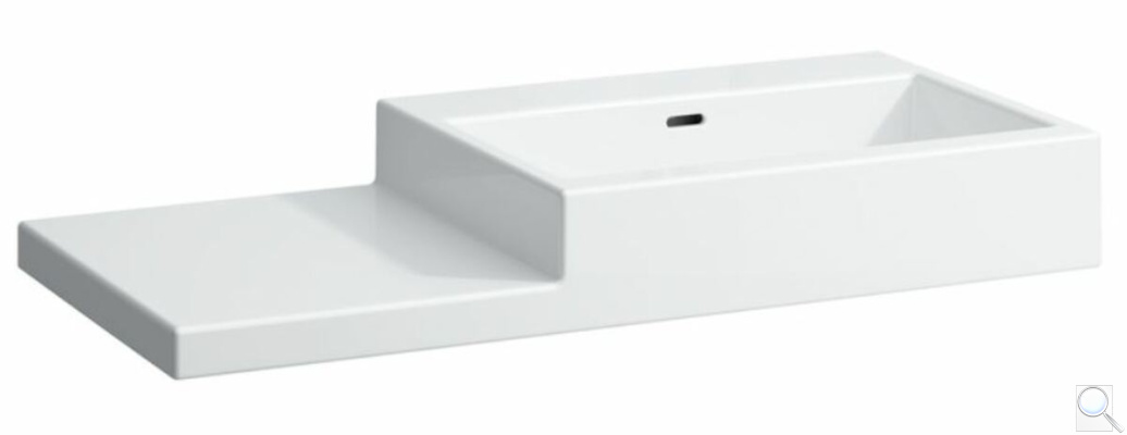 Nábytkové umyvadlo Laufen Living City 100x46 cm bez otvoru pro baterii H8184310001091. obr. 1
