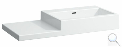 Nábytkové umyvadlo Laufen Living City 100x46 cm bez otvoru pro baterii H8184310001091. obr. 1