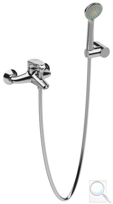 Vanová baterie Jika Deep se sprchovým setem 150 mm chrom H3211U70041311.