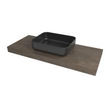 Deska pod umyvadlo Naturel Dolce 143,5x8x50 cm Beton Chicago tmavě šedá mat DO14050BCS