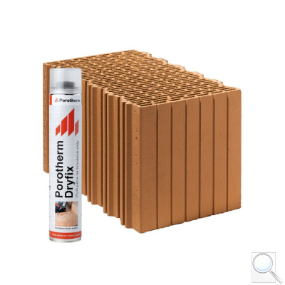 Cihla Porotherm 44 EKO+ Profi Dryfix - Tepelněizolační broušená. obr. 1