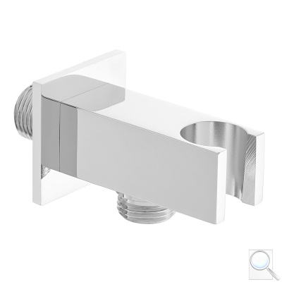 Podomítkový vývod Optima chrom SIKOBSPVD44. 