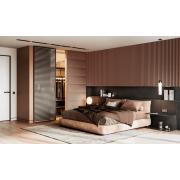 Obkladová lamela Fineza Spline Acoustic Terracote hnědá. im-1200-SPLINEACTE6-002