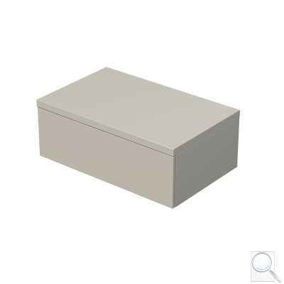 Koupelnová skříňka pod umyvadlo na desku Naturel Ratio 80x29,6x50 cm kašmír mat ND801Z26PU.A3746. obr. 1