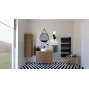 Koupelnová skříňka pod umyvadlo SAT Delano 80x46 cm dub mat DELANO80ZDDE. obr. 2&nbsp;