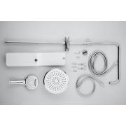 Sprchový systém SAT bez baterie bílá/chrom SATPIPE. obr. 10&nbsp;