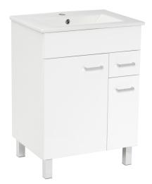 Koupelnová skříňka s umyvadlem Multi 60x46 cm bílá SPPONZA