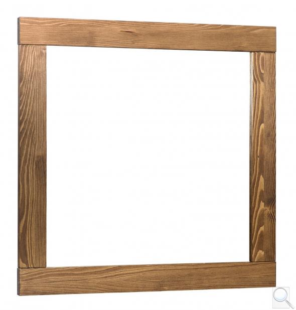 Zrcadlo Naturel Country 80x80 cm palisandr COUNTRYZRC80PA 