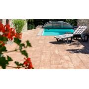 Venkovní betonová dlažba CSB CORTILA. povrch RELIÉF ANTIKO - barva NATURCOLOR PLAYA