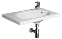 Nábytkové umyvadlo Jika Tigo 65x38,5 cm otvor pro baterii vpravo H8122160001061
