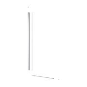 Sprchová zástěna SAT Walk-in 100x100 cm na sníženou příčku chrom SATBWIS100PR.  (5)