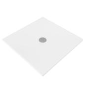 Sprchová vanička čtvercová SAT Feel 100x100 cm smaltovaná ocel SATSVFEEL100Q. obr. 3 