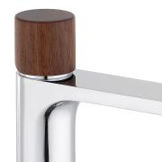 Umyvadlová baterie SAT Fusion bez výpusti páka tmavé dřevo SATBSFU271DT. obr. 2&nbsp;