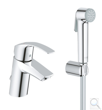Umyvadlová baterie Grohe Eurosmart New s bidetovou sprškou chrom 23124002. 