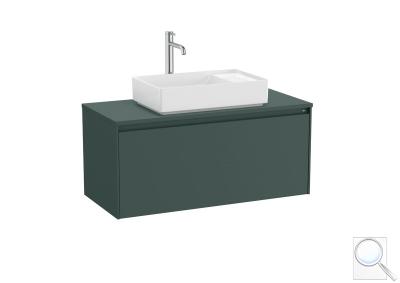 Koupelnová skříňka pod umyvadlo Roca ONA 99,4x44,3x45,7 cm zelená mat ONADESK1001ZZM obr. 1