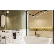 Vanová baterie SAT B-Way bez sprchového setu 150 mm černá matná SATBSBW222. obr. 5&nbsp;