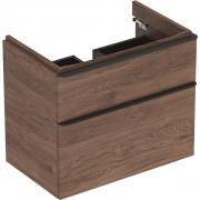 Koupelnová skříňka pod umyvadlo Geberit Smyle Square 58,4x62x47 cm, 73,4x62x47 cm, 88,4x62x47 cm, 118,4x62x47 cm ořech (73,4x62x47 cm 500.353.JR.1)