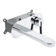 Umyvadlová baterie SAT Fusion včetně podomítkového tělesa chrom lesk SATBSFU101TC. obr. 2