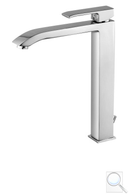 Vysoká umyvadlová baterie Paffoni Level s výpustí chrom LES085. 