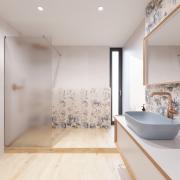 Sprchová zástěna walk-in / dveře 100 cm SAT Walk-In SATBWI100MSPR. obr. 5&nbsp;