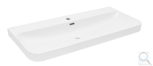 Nábytkové umyvadlo SAT Fusion 100,6x46 cm otvor pro baterii uprostřed SATFUS10046. obr. 1