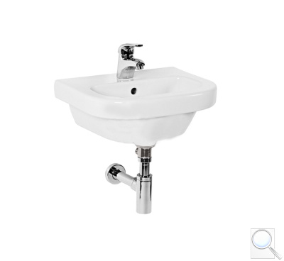 Umývátko Jika Deep 45x37 cm bez otvoru pro baterii H8156140001091. obr. 1