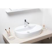 Umyvadlo na desku SAT Infinitio 60x40 cm otvor pro baterii uprostřed SATINF6040. obr. 6 