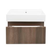 Koupelnová skříňka s umyvadlem SAT Evolution 58x30x44,8 cm ořech mat SATEVO60NAU2. obr. 5