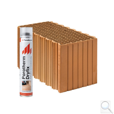 Cihla Porotherm 50 EKO+ Profi Dryfix - Tepelněizolační broušená. obr. 1