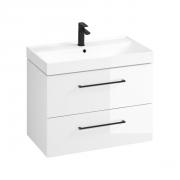 Koupelnová skříňka s umyvadlem Cersanit Medley 80x61.5x45 cm bílá lesk S801-351-DSM (obr. 3)