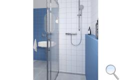 Koupelna Purista. SIKO-koupelna-Purista-minimalismus-v-bile-a-modre-004