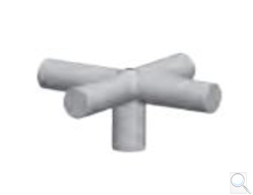 Rukojeť Paffoni Quattro/Cruz chrom ZMANV057CR. 