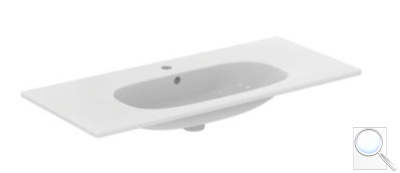 Nábytkové umyvadlo Ideal Standard Tesi 103x45 cm otvor pro baterii uprostřed T350801. obr. 1
