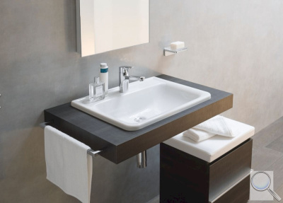 Zápustné umyvadlo Laufen Pro S 56x44 cm otvor pro baterii uprostřed H8189630001041. 