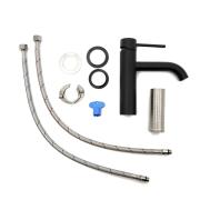 Umyvadlová baterie SAT Aurum bez výpusti černá matná SATBAUR271C. (7)