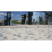 Zámková dlažba CSB QUADRO. povrch hladký - barva bílá 1&nbsp;