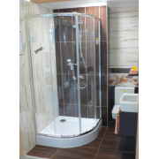 Sprchová vanička čtvrtkruhová Multi Abs 80x80, 90x90 cm akrylát (Obr. 5)