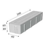 Venkovní betonová dlažba CSB - COLETA. TVARY VÝROBKU&nbsp;