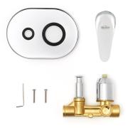 Vanová baterie S-Line včetně podomítkového tělesa chrom SL215. obr. 4&nbsp;