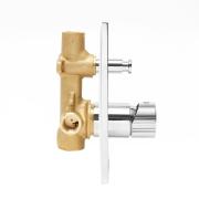 Vanová baterie SAT Evolution včetně podomítkového tělesa chrom lesk SATBSEVO215. obr. 5