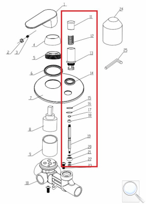 Přepínač Lucida LU215 NDLU215PREP. obr. 1