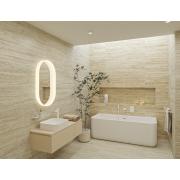 Umyvadlo na desku SAT Aula 50x40 cm bez otvoru pro baterii, bez přepadu SATAU5040. obr. 2&nbsp;