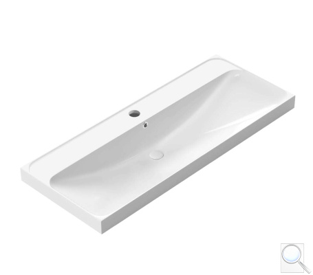 Nábytkové umyvadlo SAT Brevis 121x47,5 cm otvor pro baterii uprostřed SATBRE12046. obr. 1