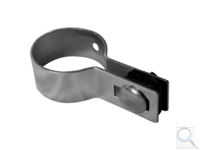 Objímka na panely PILOFOR® pro sloupek průměr 48 mm, Zn, koncová. 