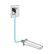 Vanový výtok Optima chrom SIKOBSVV41. Technický nákres 2&nbsp;