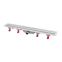 Sprchový žlab S-Line Multi 70, 80, 90 cm plast chrom lesk čtverečky